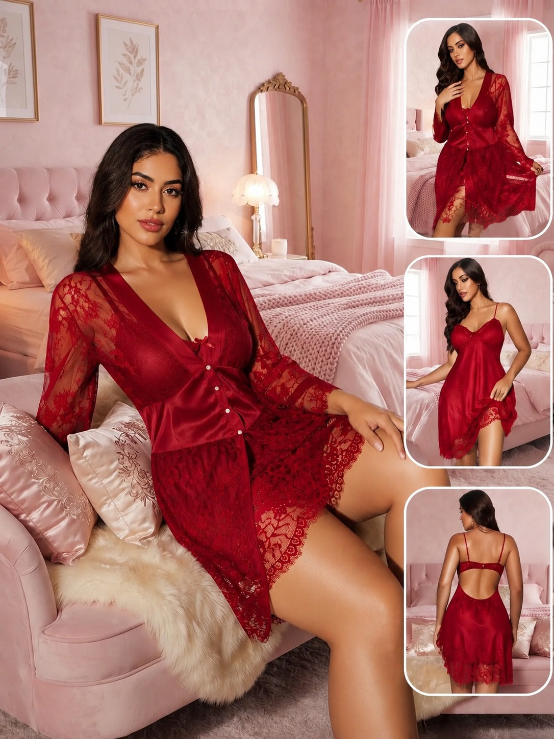 Premium Silk Night Suit
