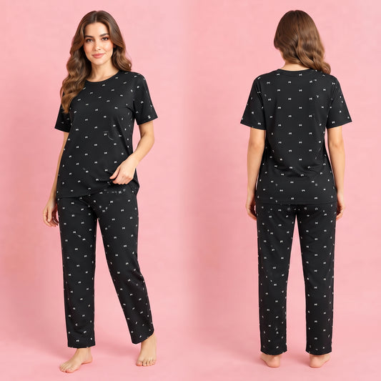 Black Night Suit Size Medium