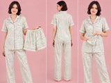 3 Piece Light Green Night Suite