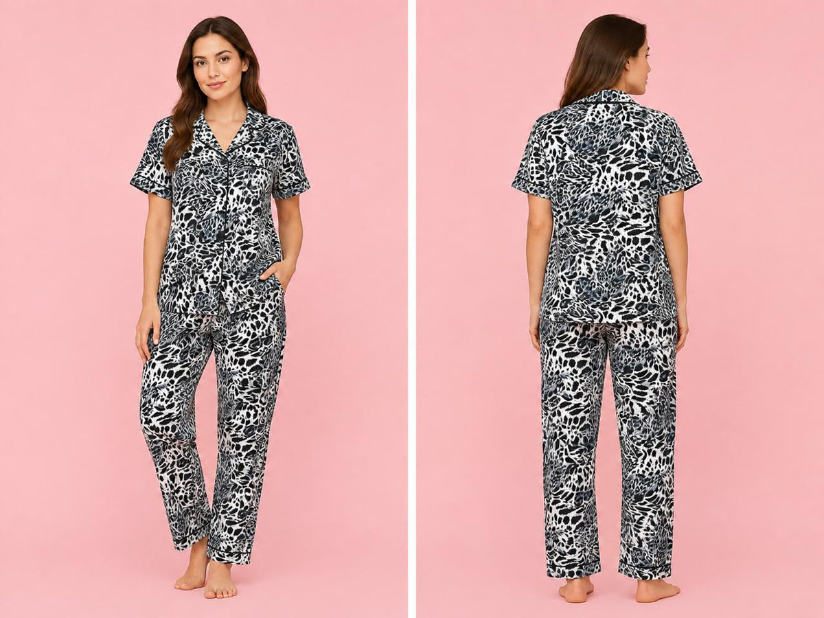 Cheetah Print Night Suit