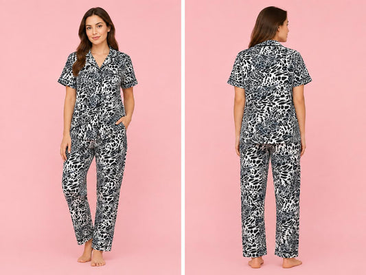 Cheetah Print Night Suit