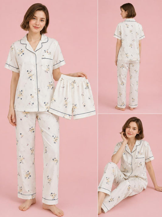 3 Piece  Night Suit