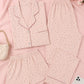 Plane 3 Piece Baby Pink Night Suit
