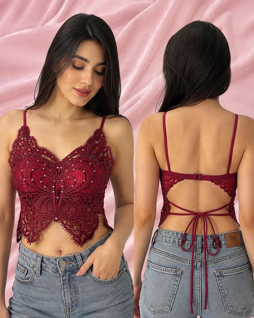 Butterfly Parde Blouse Free Size