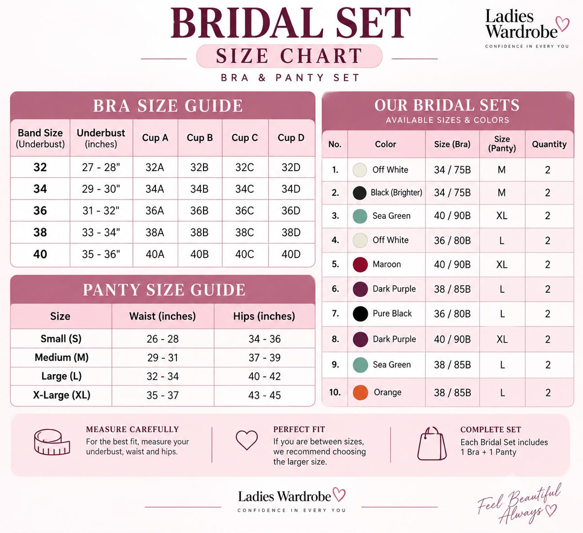 Bridal Set Orange